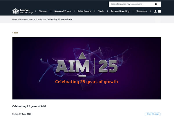 AIM 25 years